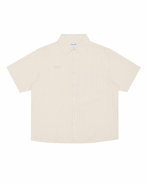 Butter Yellow Pinstripe Shirt