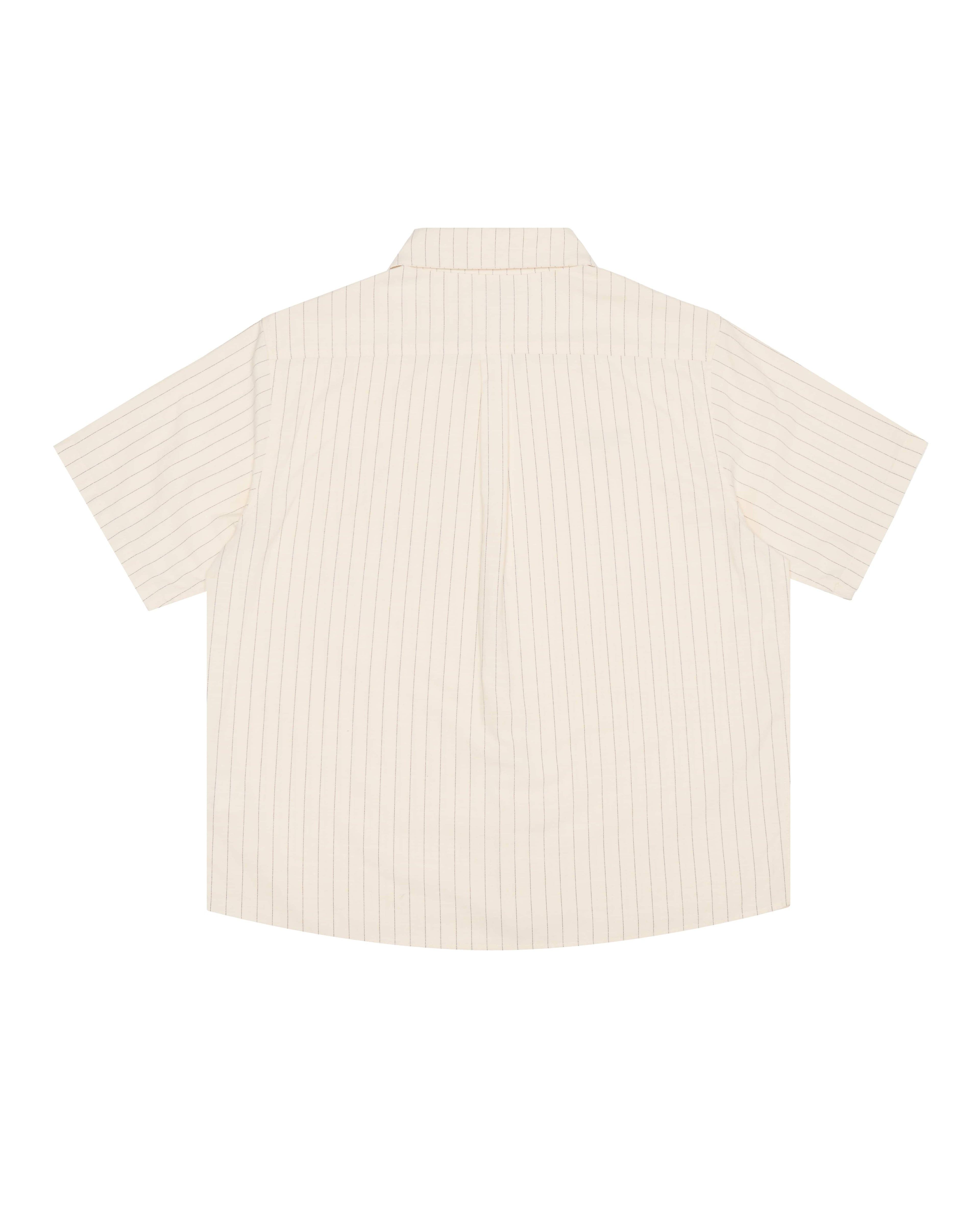 Butter Yellow Pinstripe Shirt