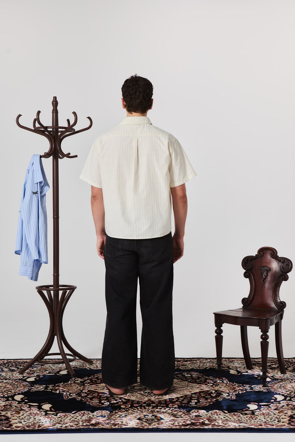 Butter Yellow Pinstripe Shirt