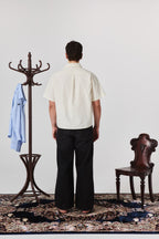 Butter Yellow Pinstripe Shirt