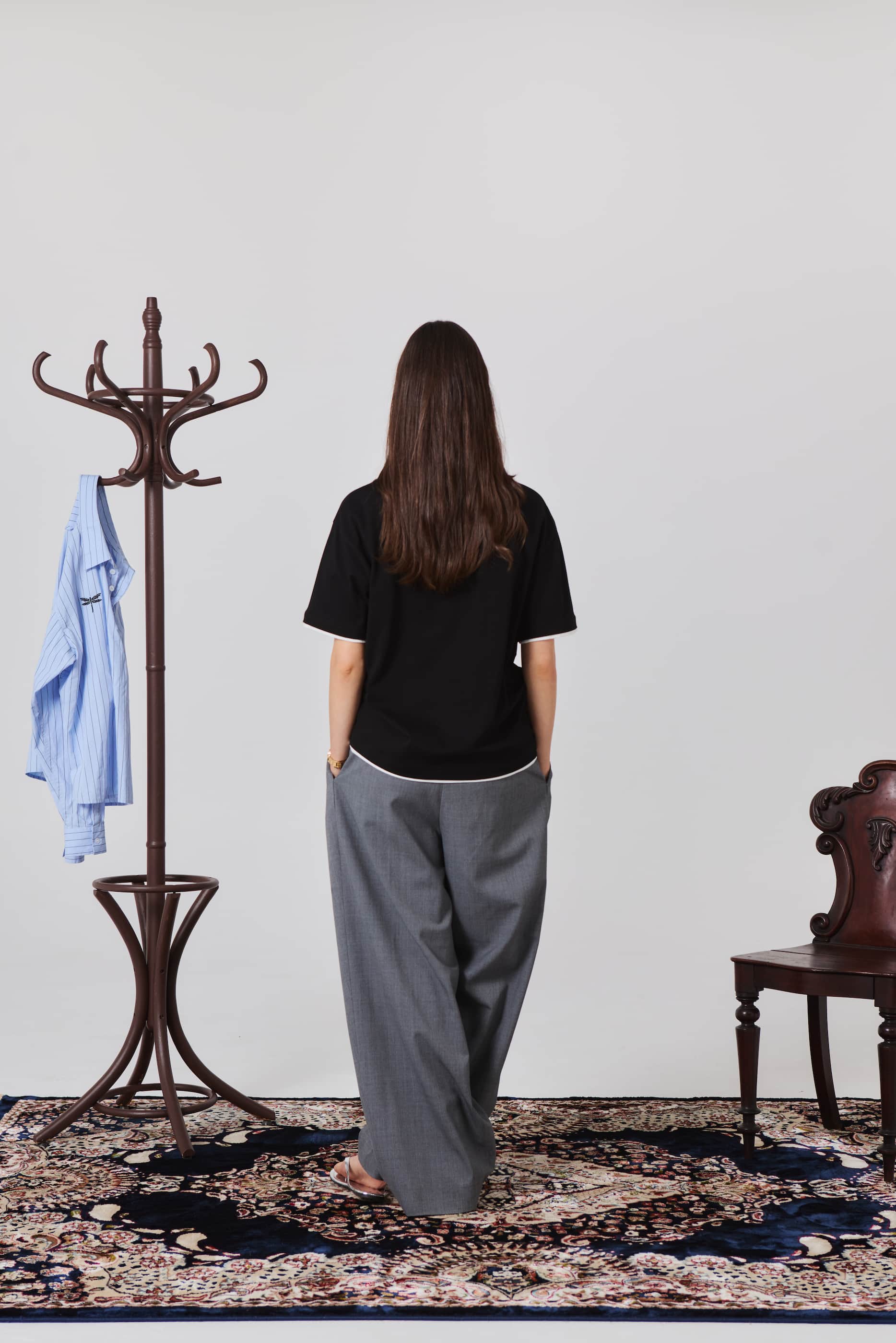 Black Layered T-shirt