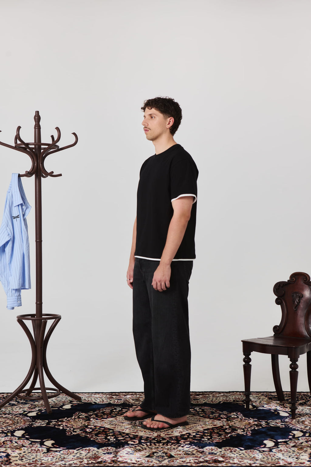 Black Layered T-shirt