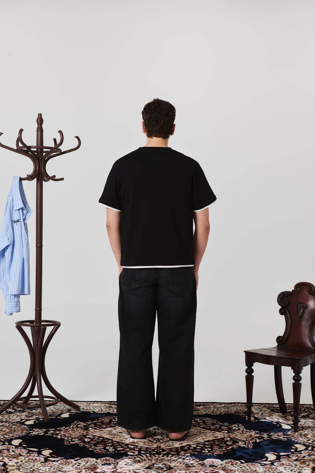 Black Layered T-shirt