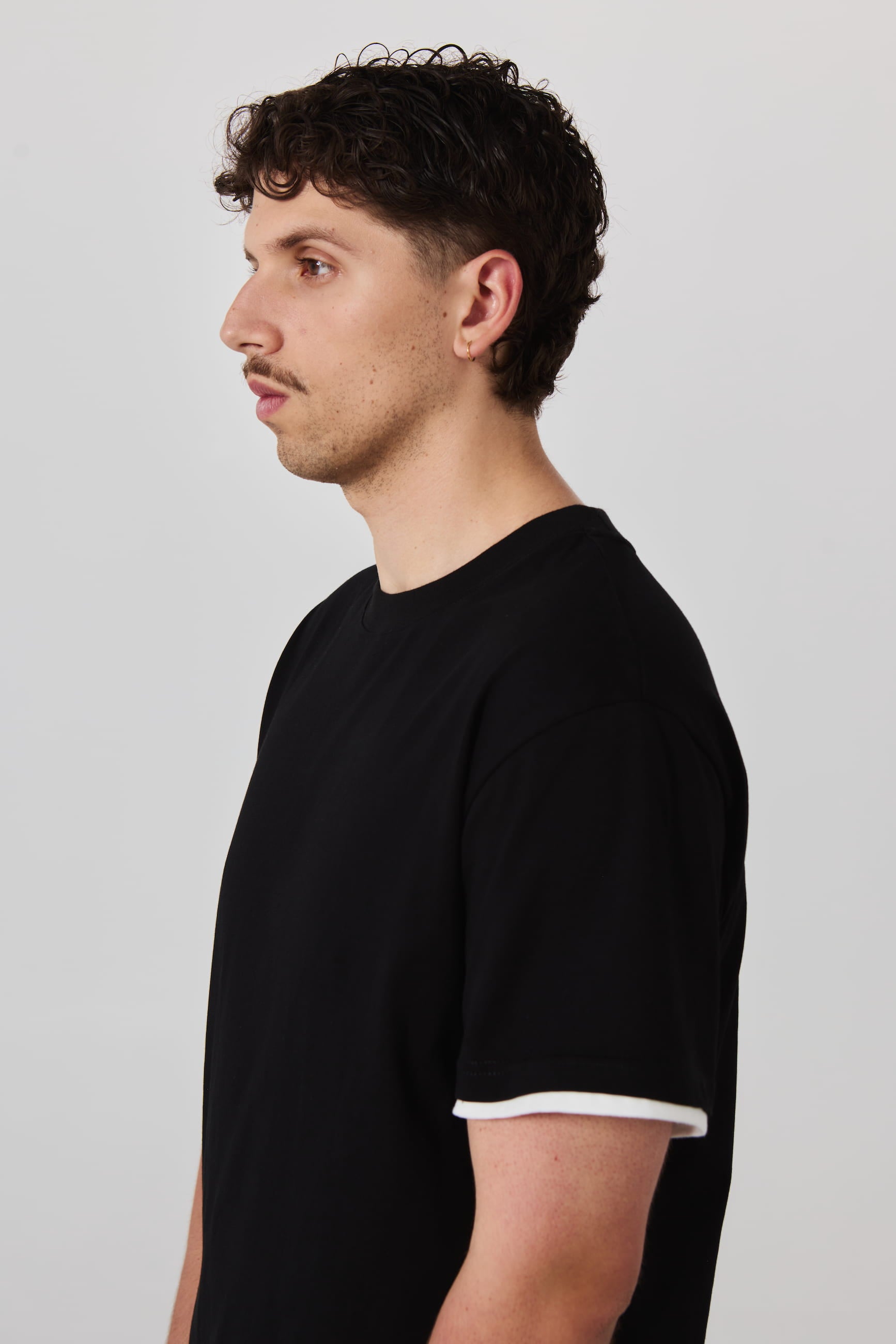 Black Layered T-shirt