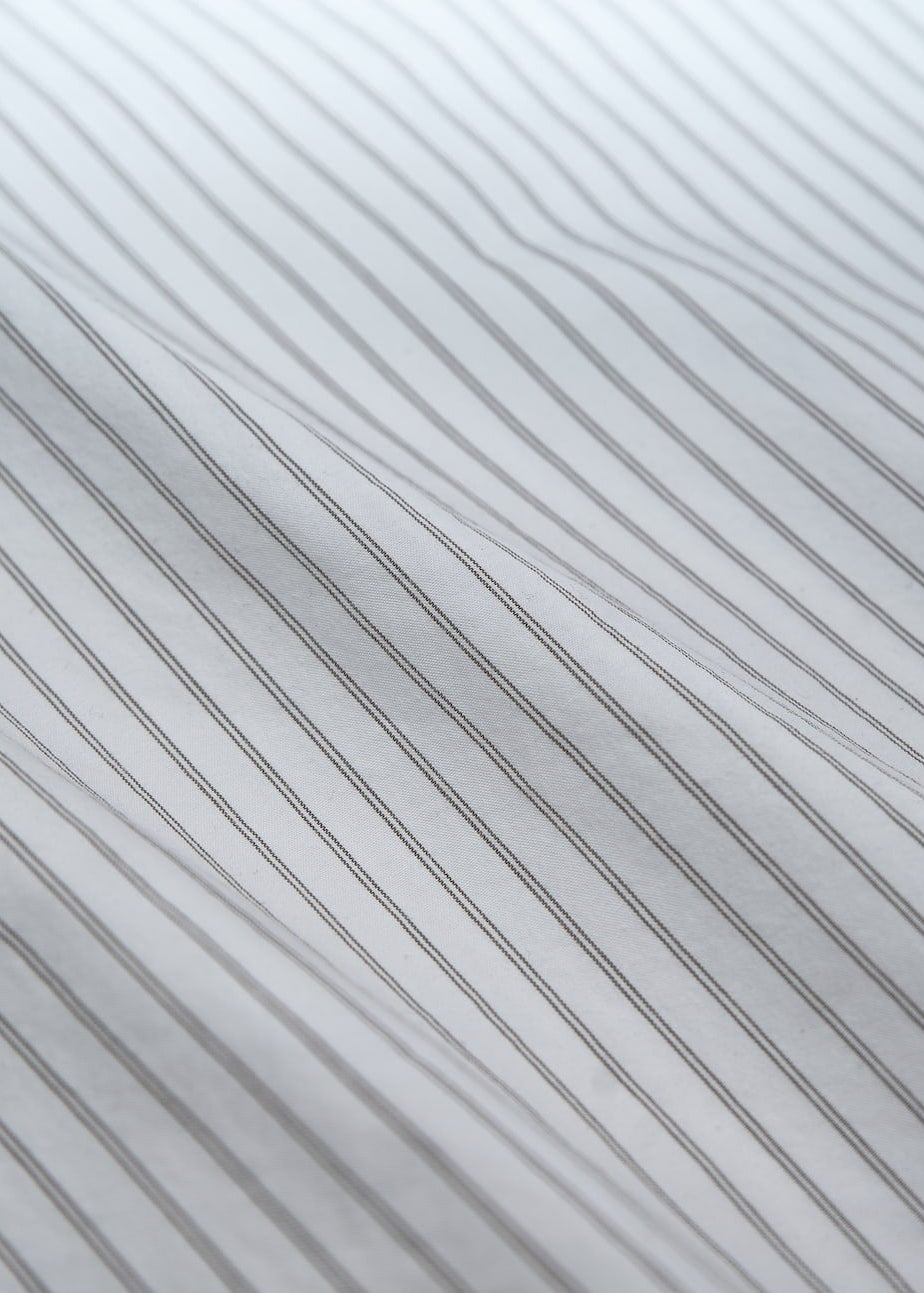oxford polo shirt   white pinstripe