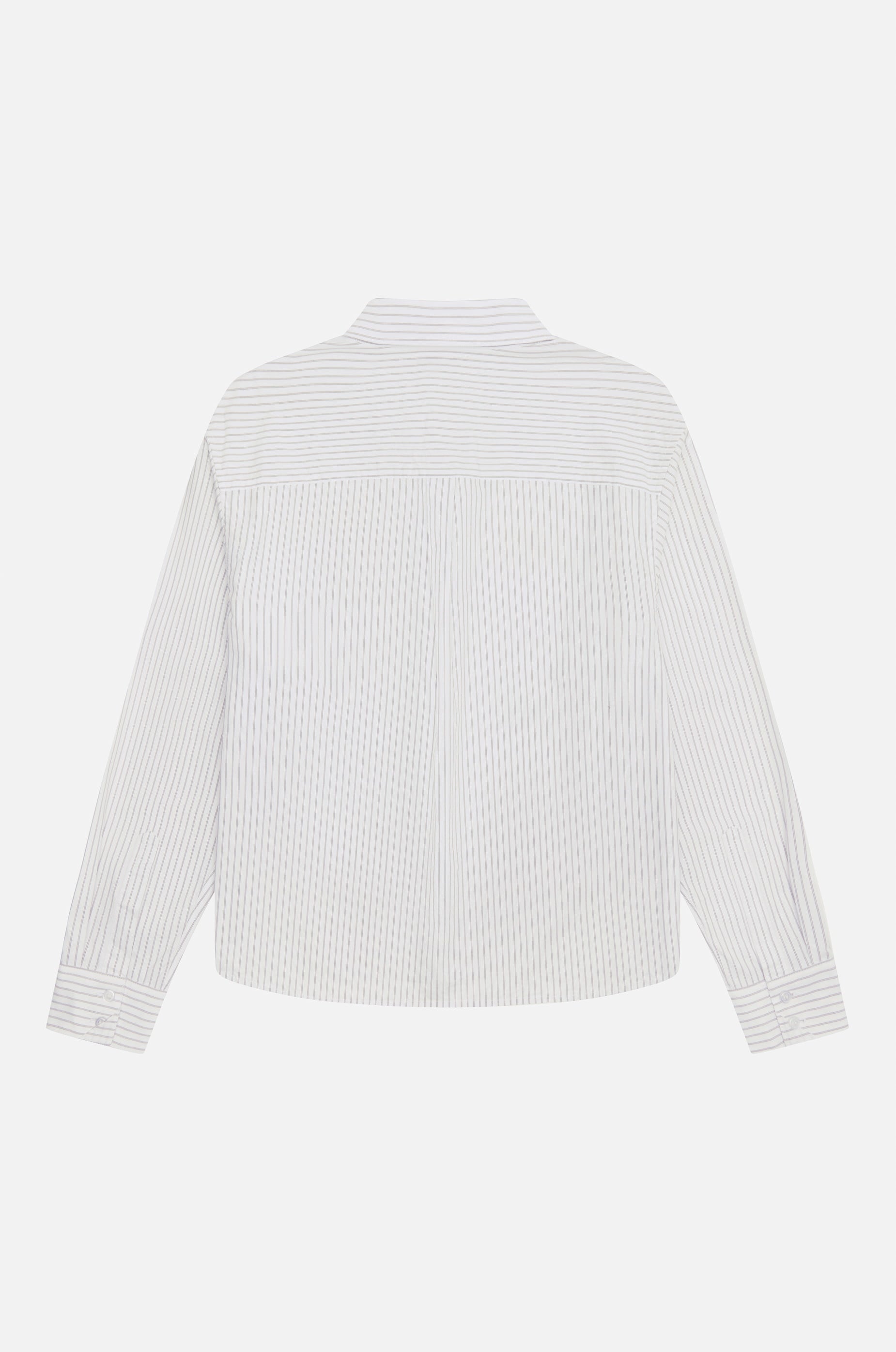 oxford polo shirt   white pinstripe